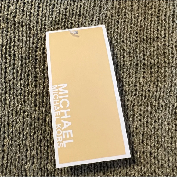 Michael Kors‎ Green Long Sleeved Open Cardigan Fringe Sweater. Size Medium. NWT. - Picture 9 of 9